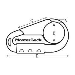 Master Lock Backpack Lock