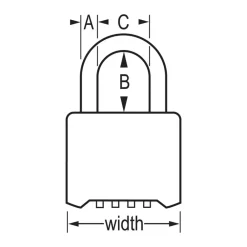 Discount Master Lock Combination Lock
