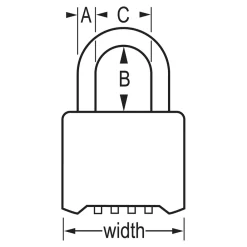 New Master Lock Combination Lock