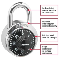 Outlet Master Lock Combination Lock