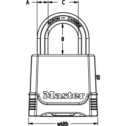 Outlet Master Lock Combination Lock