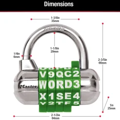 Outlet Master Lock Combination Lock