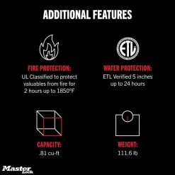 Discount Master Lock 2-Hour Fire and Water Safe