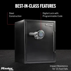 Hot Master Lock 2-Hour Fire and Water Safe