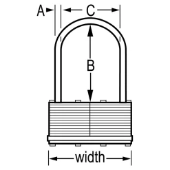 Clearance Master Lock Laminated Padlock