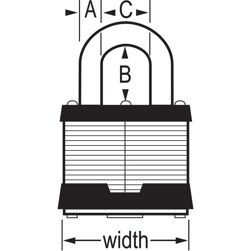 Online Master Lock Laminated Padlock