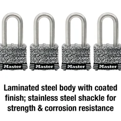 Outlet Master Lock Laminated Padlock