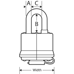 Master Lock Laminated Padlock
