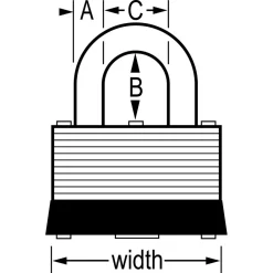 Clearance Master Lock Laminated Padlock