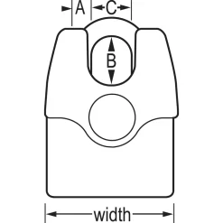 Discount Master Lock Laminated Padlock