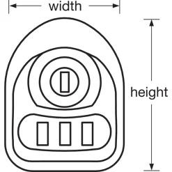 Outlet Master Lock Locker Lock