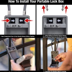 Hot Master Lock Portable Lock Boxes