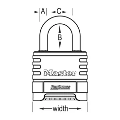 Sale Master Lock ProSeries® Combination Padlock