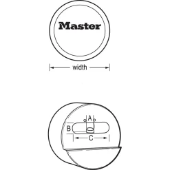 Sale Master Lock ProSeries® Hidden Shackle Padlock