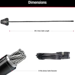 Discount Master Lock Python™ Adjustable Locking Cable