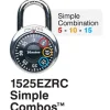 Master Lock Simple Combos™ ADA Inspired Combination Padlock