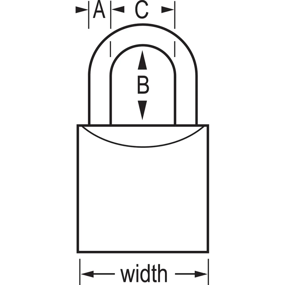 Master Lock Solid Body Padlock