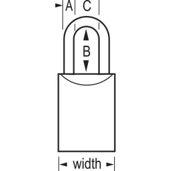 Discount Master Lock Solid Body Padlock