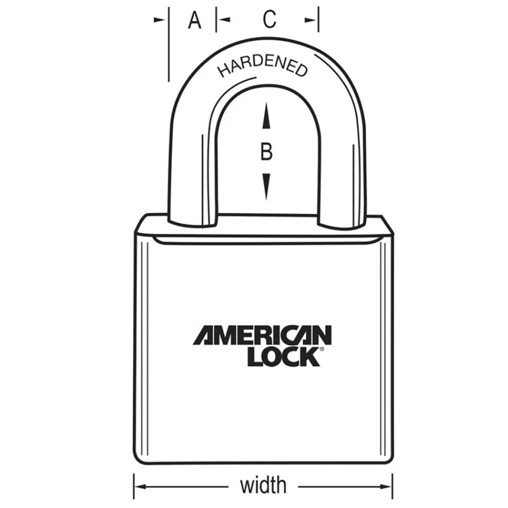 Master Lock Solid Body Padlock