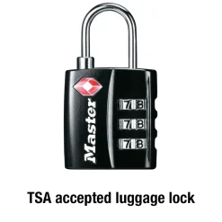 Online Master Lock TSA-Approved Luggage Lock
