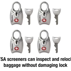 Online Master Lock TSA-Approved Luggage Lock