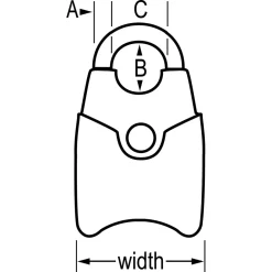 Online Master Lock TSA-Approved Luggage Lock