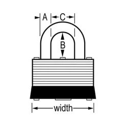 Online Master Lock Warded Padlock